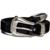 Toga Pulla Black Single Buckle Belt In Black