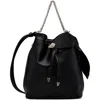 Toga Pulla Black Drawstring Shoulder Bag In Black