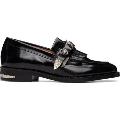 Toga Pulla Black Embellied Loafers