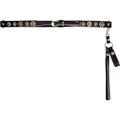 Toga Pulla Black Tassel Key Ring Belt