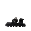 Toga Pulla Chunky Sole Sandals With Padded Straps In Black