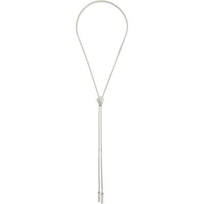 Toga Pulla Loop Tie Necklace In Metallic
