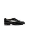 Toga Black Fringed Oxfords In Black