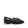 Toga Tassel-embellished Leather Loafers In Black