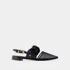 Toga Leather Ballerina Shoes