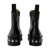 Toga Pulla Studded Leather Boots In Black