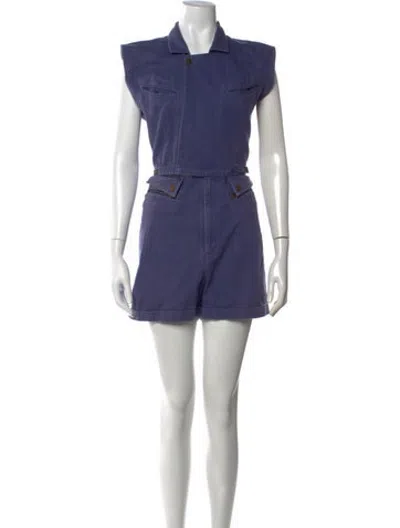Pre-owned Toga Romper In Blue