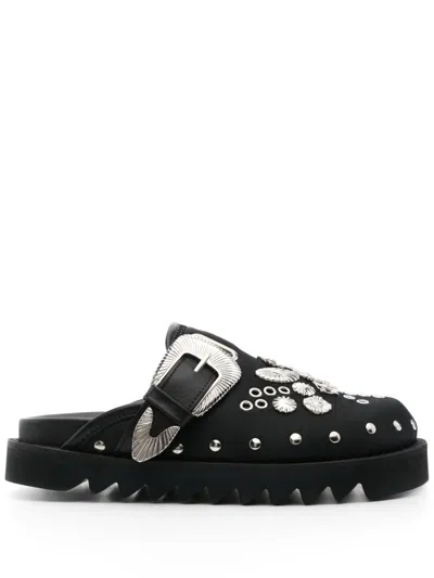 Toga Muller Shoes With Eyelet Details In Black