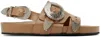 Toga Ssense Exclusive Beige Hardware Sandals In Aj699 Beige