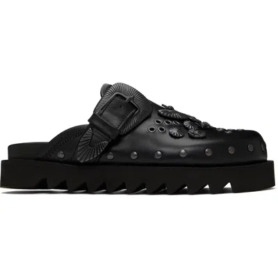 Toga Ssense Exclusive Black Aj1058 Loafers In Multi