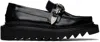 Toga Ssense Exclusive Black Chunky Loafers In Aj1243 Black