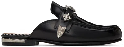 Toga Ssense Exclusive Black Loafers In Aj1109 Black