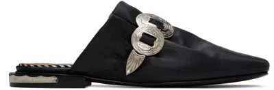 Toga Ssense Exclusive Black Loafers In Aj1165 Black