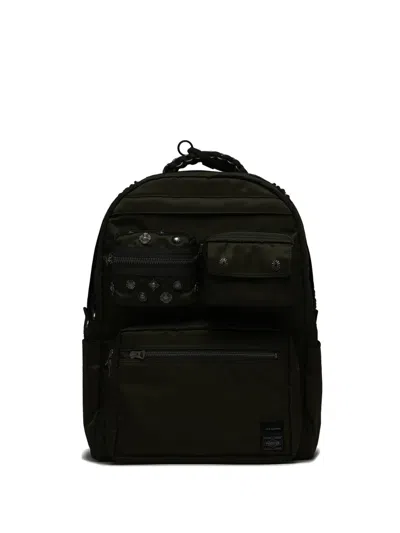 Toga Stud-embellished Backpack In Green