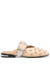 Toga Studded Mules In Neutrals