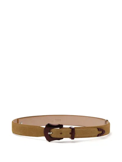 Toga Suede Belt In Brown