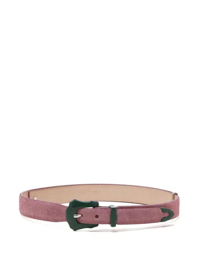 Toga Suede Belt In Pink