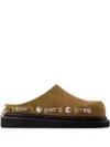 Toga Pulla Slip-on Sandals With Calfskin Upper