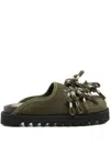 Toga Tassel-embellished Mules In Green