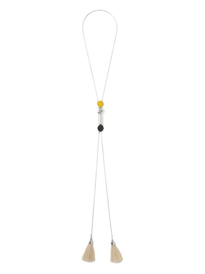 Toga Tassel-embellished Necklace In Gold
