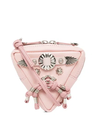 Toga Too Studded Leather Mini Bag In Pink