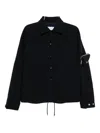 Toga Triangle-pouch Jacket In Blue