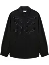 Toga Twill Shirt In 黑色