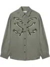 Toga Twill Shirt In Green