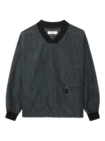 Toga V-neck Pocket T-shirt In Blue