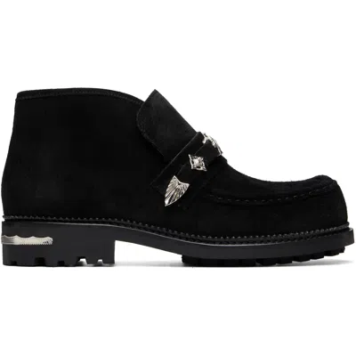 Toga Virilis Embellished Suede Boots In Multi