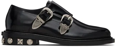 Toga Virilis Black Double Monkstraps