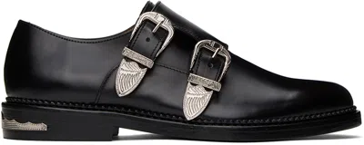 Toga Virilis Black Double Monkstraps