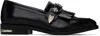 Toga Virilis Black Fringe Loafers In Black