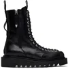 Toga Virilis Black Lace-up Boots In Black 16363