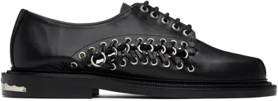 Toga Virilis Black Leather Derbys