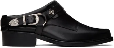 Toga Virilis Black Leather Loafers