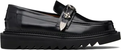 Toga Virilis Black Polido Loafers