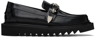 Toga Virilis Black Shark Sole Loafers