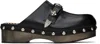 Toga Virilis Black Stud Loafers In Black