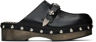 Toga Virilis Black Stud Loafers