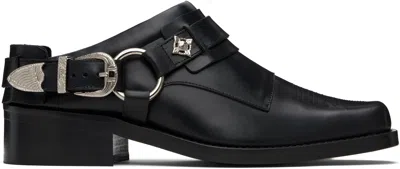 Toga Virilis Black Western Mule Loafers