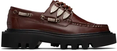 Toga Virilis Brown Leather Aj1431 Derbys
