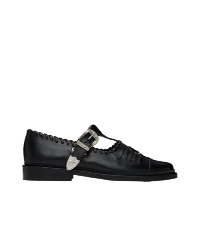 Toga Virilis Buckle Loafers In Black