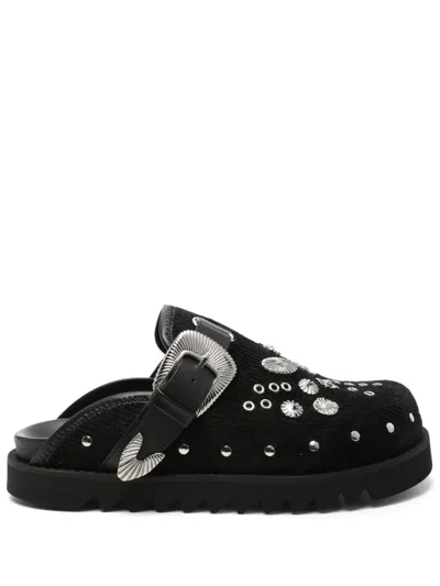 Toga Virilis Eyelet Metal Sabot Loafers
