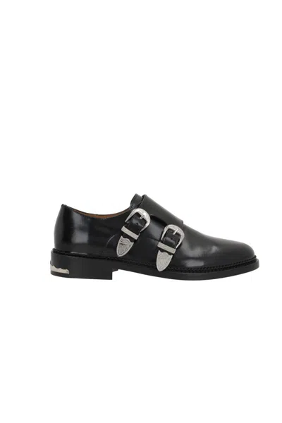 Toga Virilis Flat Shoes In Black