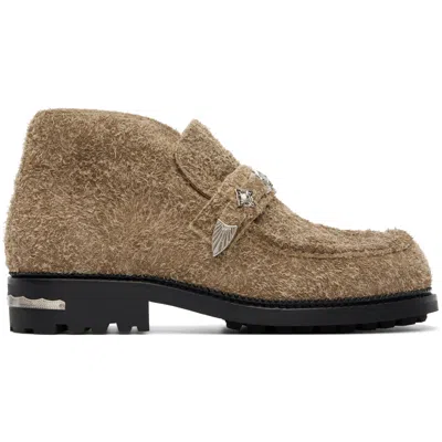 Toga Virilis Khaki Aj1521 Boots In Brown