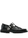 Toga Virilis Leather Loafers In Schwarz