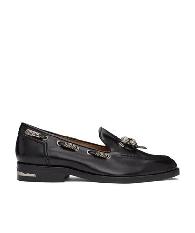 Toga Virilis Logo Business Casual Shoes In Black