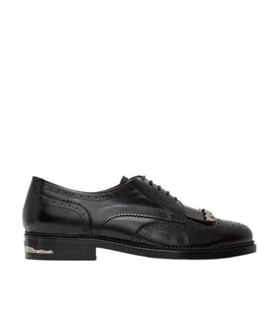 Toga Virilis Logo Business Dress Shoes In Black