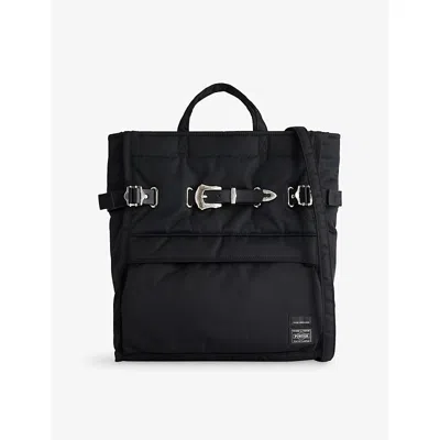 Toga Virilis Mens  Toga X Porter Nylon Shoulder Bag In Black
